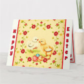 OsterVintage Hühnerreise-Sammlung Karte (Vorderseite)