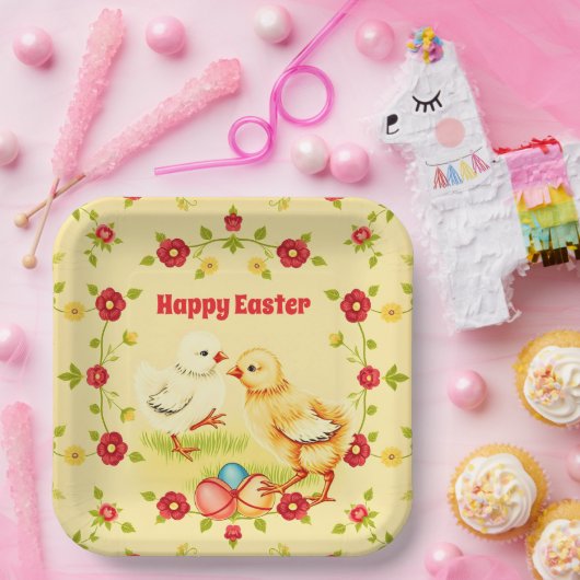 OsterVintage Hühnerreise-Sammlung Pappteller (Party)