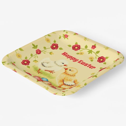 OsterVintage Hühnerreise-Sammlung Pappteller (Gewinkelt)