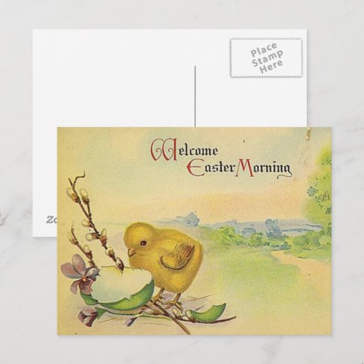 OsterVintage Postkarte (Vorne/Hinten)