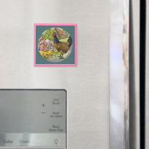 OsterVintager Hund und gezogene Chicks