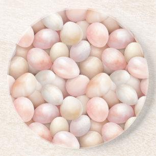 Osterviolette Eier Getränkeuntersetzer