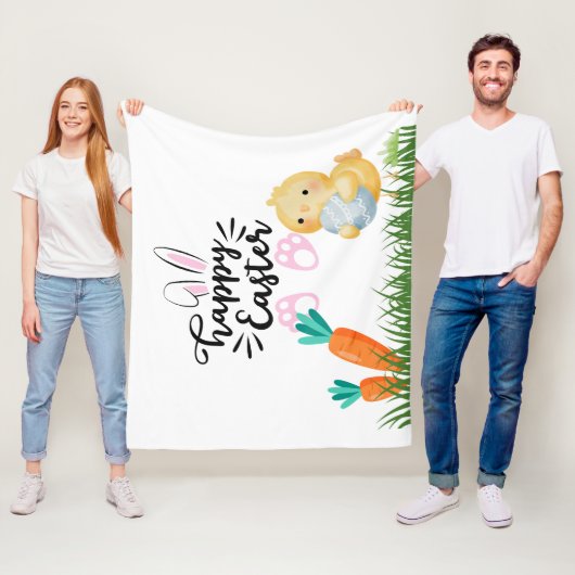 Ostervlies Fleecedecke (Beispiel)