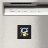 Ostervogel-Blumen-Kinder-Kind Magnet (In Situ (Geschirrspüler))