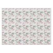 Ostervögel und Blüten auf Grau Tischdecke (Vorderseite (Horizontal))