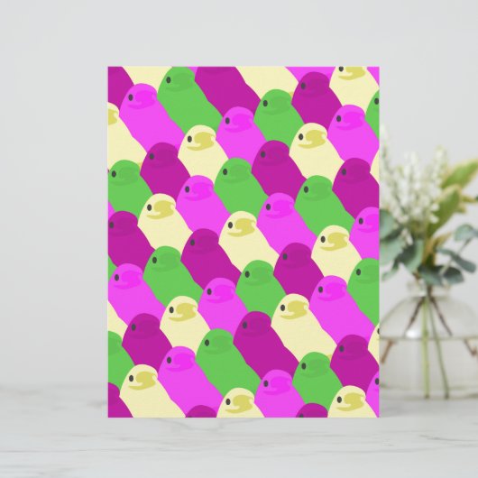 Ostervogelkerze Briefbogen (Stehend Vorderseite)