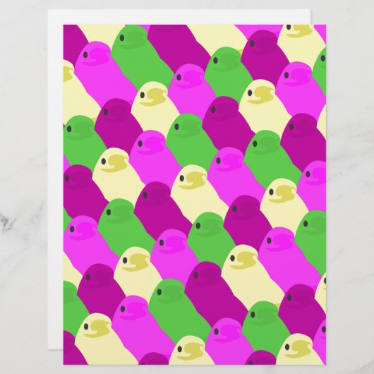 Ostervogelkerze Briefbogen (Vorne/Hinten)