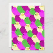 Ostervogelkerze Feiertagskarte (Vorne/Hinten)