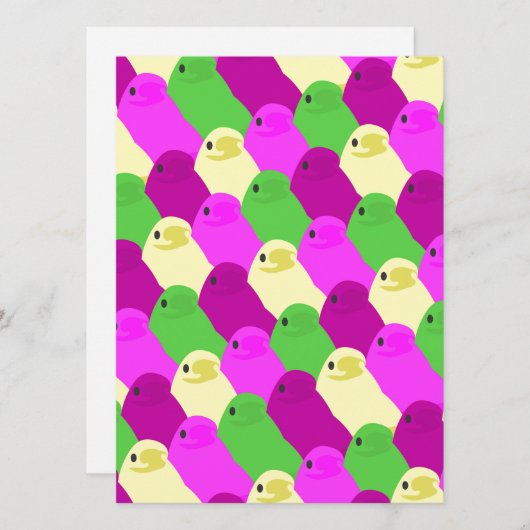 Ostervogelkerze Feiertagskarte (Vorne/Hinten)