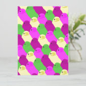 Ostervogelkerze Feiertagskarte (Stehend Vorderseite)