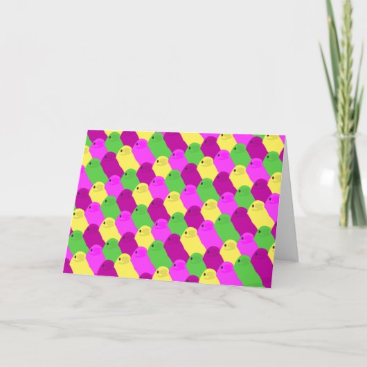 Ostervogelkerze Feiertagskarte (Vorderseite)