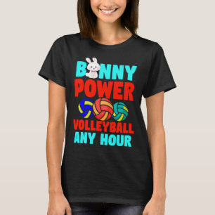 Ostervolleyball Bunny Rabbit Beachvolleyball T-Shirt
