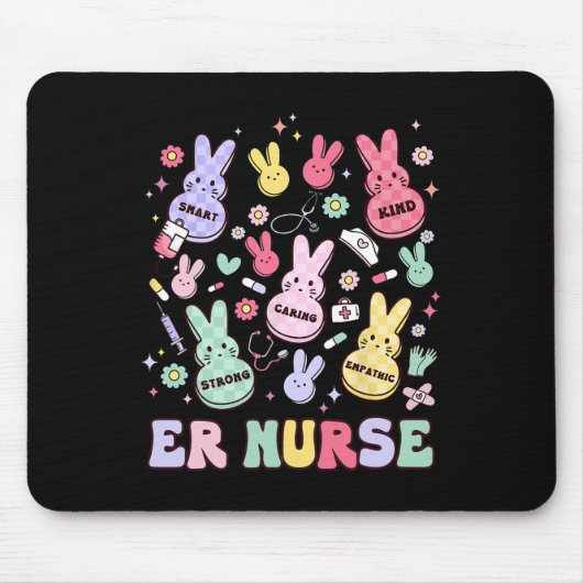Ostervollzeit-Nurse-Practitioner in der Notaufnahm Mousepad (Vorne)