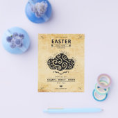 Ostervorlage für die Party Einladung Flyer (Einzeln)