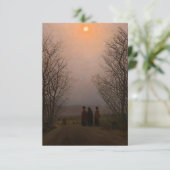 Ostervormittag von Caspar David Friedrich Dankeskarte (Stehend Vorderseite)