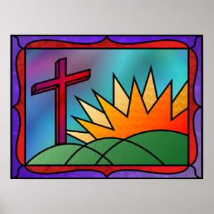 Ostervormittagsausdruck Poster