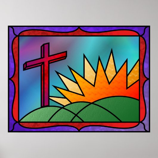 Ostervormittagsausdruck Poster (Vorne)