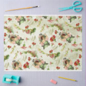 Ostervormittagsfrau Seidenpapier (Basteln)