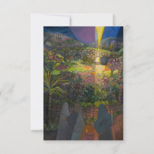 Ostervormittagskarte, Frauen am Grab