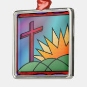 Ostervormitte Silbernes Ornament (Links)
