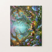 Osterwald, Verzauberter Wald, Frühlingshasen Puzzle (Vertikal)