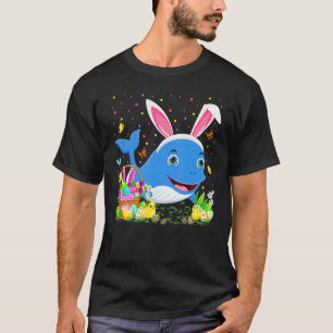 Osterwale Fischen Hase Ei Jagd Wale Ostern T-Shirt