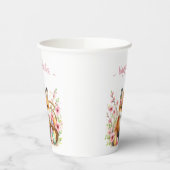 Osterwasserfarbe Babyfockeneier und Blume Pappbecher (Links)