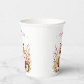 Osterwasserfarbe Babyfockeneier und Blume Pappbecher (Rechts)