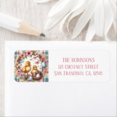 Osterwasserfarbe Kariert zwei Encklings (Insitu)