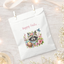 Osterwasserfarbe Raccoon Eier und Blume Geschenktütchen