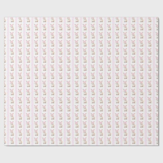 Osterwasserfarbe sonnig mit rosa Bugkalotte Geschenkpapier (Flach)