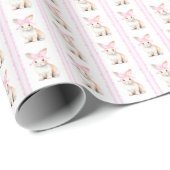 Osterwasserfarbe sonnig mit rosa Bugkalotte Geschenkpapier (Rolleneckpunkt)