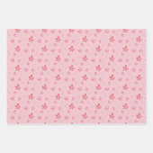 Osterweiche Papier-Flachblatt-Set 3 Geschenkpapier Set (Vorderseite 3)