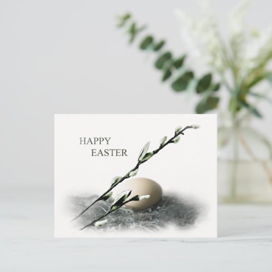 Osterweide Feiertagspostkarte (Stehend Vorderseite)