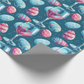Osterwein Lover Geschenkpapier (Ecke)