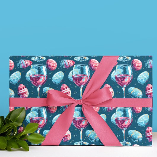 Osterwein Lover Geschenkpapier