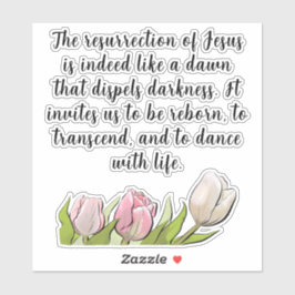 Osterwiederauferstehung - benutzerdefinierte Anfüh Aufkleber