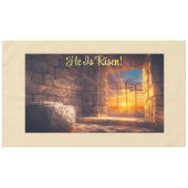 Osterwiederauferstehung Celebration Tablecloth Tischdecke (Vorderseite (Horizontal))