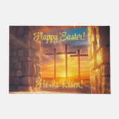 Osterwiederauferstehung Feier Doormat Fußmatte (Vorderseite)