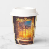 Osterwiederauferstehung Feierlichkeiten Papier-Auf Pappbecher (Vorderseite)