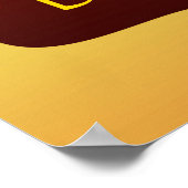 Osterwiederauferstehung Jesu siehe, er ist verschm Poster (Ecke)