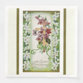 Osterwiederauferstehung Pascha Byzantinisches Kreu Serviette (Vorderseite)