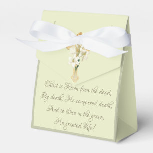 Osterwiederauferstehung Pascha Gebet Gunst religiö Geschenkschachtel