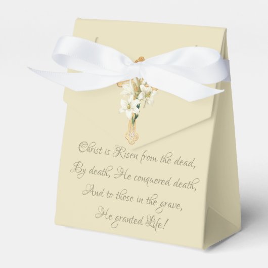 Osterwiederauferstehung Pascha Gebet Gunst religiö Geschenkschachtel (Vorderseite)