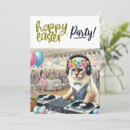 Osterwoche Party für Katzenliebhaber Einladung