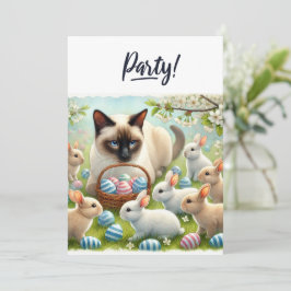 Osterwoche Party für Katzenliebhaber Einladung