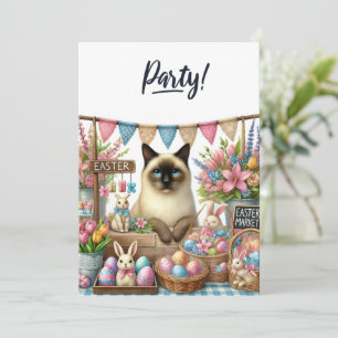 Osterwoche Party für Katzenliebhaber Einladung