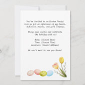 Osterwoche Party für Katzenliebhaber Einladung (Rückseite)