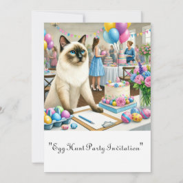 Osterwoche Party für Katzenliebhaber Einladung