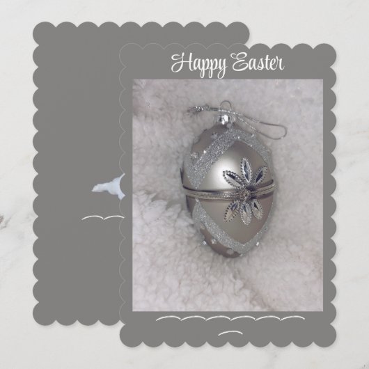 Osterwohnungskarte Feiertagskarte (Vorne/Hinten)